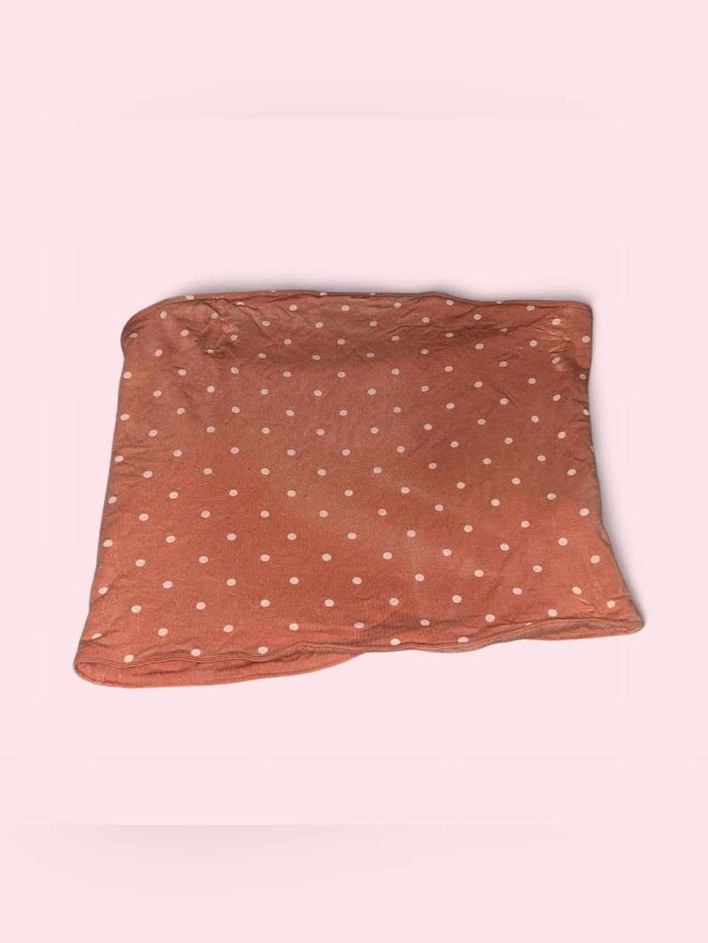 American Eagle Outfitters Peach Polka Dot Tube Top